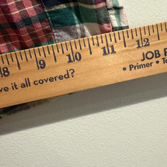 Madras Plaid Shorts Womens 4 Patchwork Preppy Resort Telluride Clothing Co - Picture 8 of 12